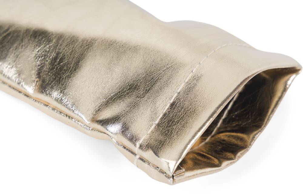 Stylebreaker Brillenetui Metallic mit Putztuch Fabrikverkauf