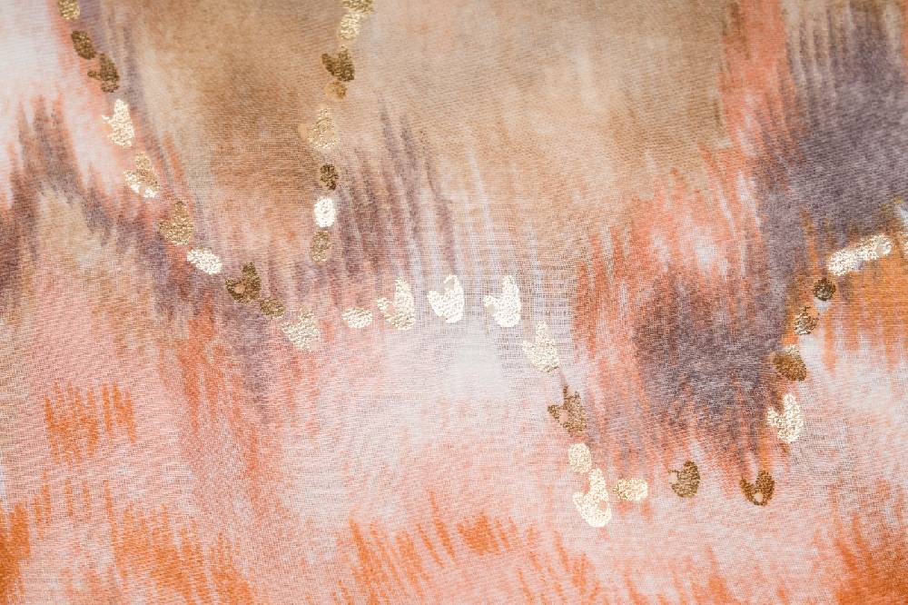 Stylebreaker Schal Wasserfall Farbverlauf Metallic Details Rabatt