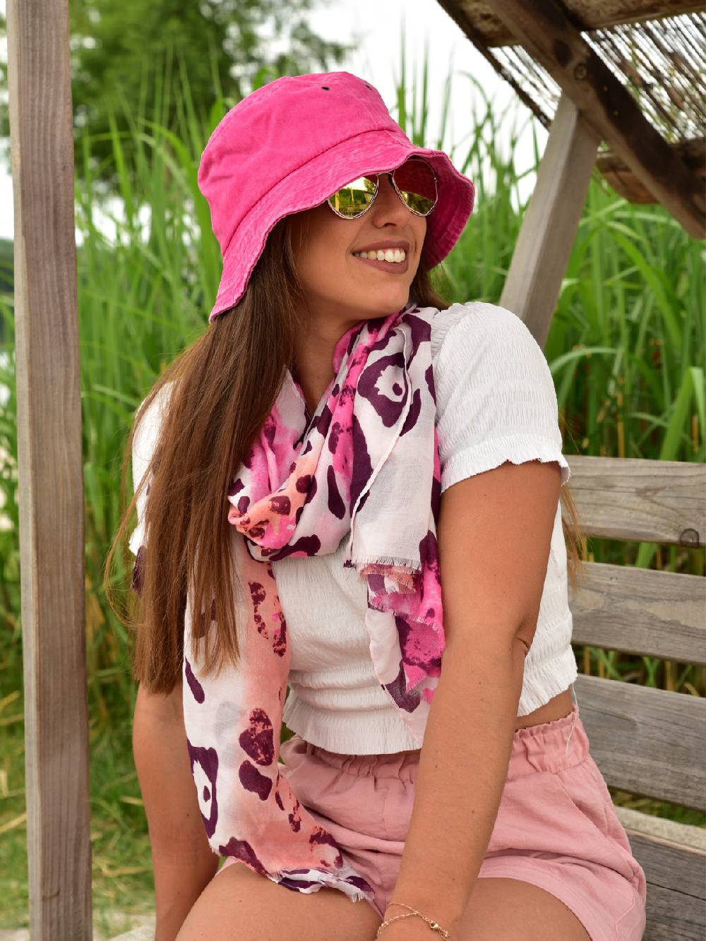 Stylebreaker Schal Leoparden Farbverlauf Muster Online Shopping