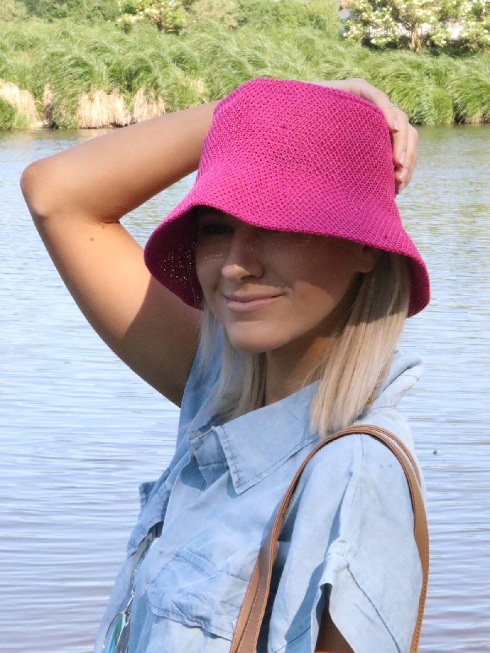 Stylebreaker Fischerhut aus Papierstroh - Knautschhut Exklusivangebot