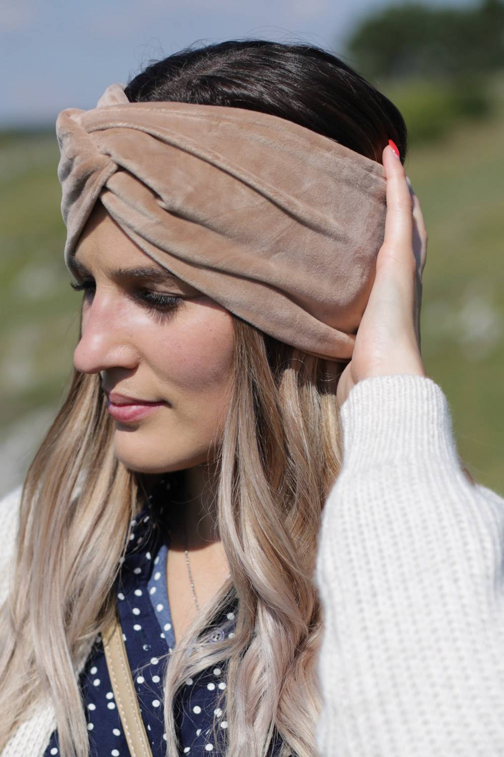 Stylebreaker Samt Stirnband mit Twist Knoten Muttertagsangebot
