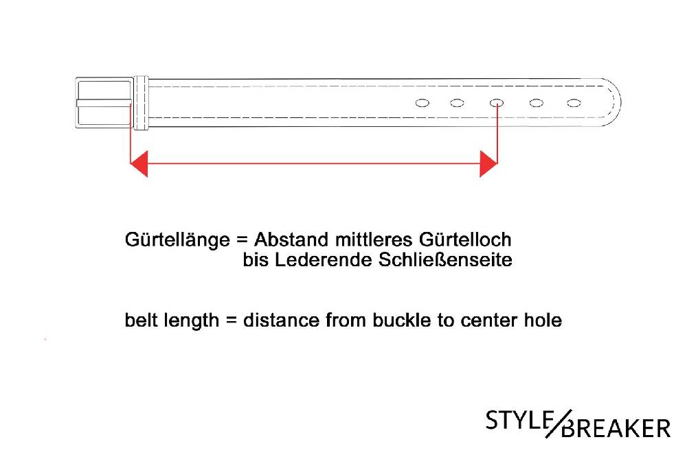 Stylebreaker Gürtel mit kleinen Nieten Bestseller