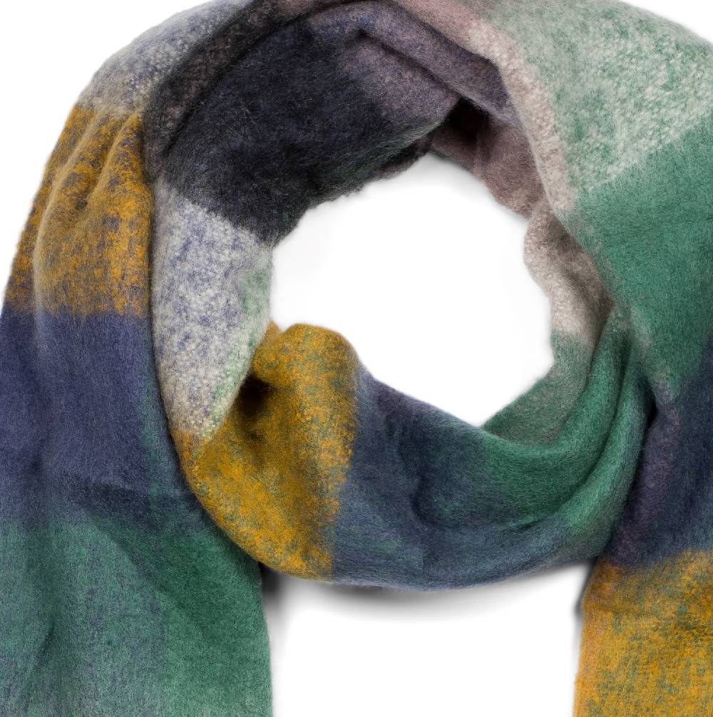 Stylebreaker Karo Web Strickschal bunt Wochenangebot