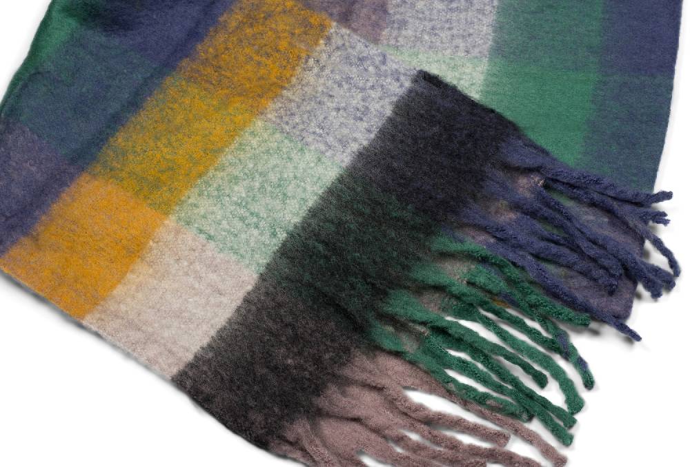 Stylebreaker Karo Web Strickschal bunt Wochenangebot
