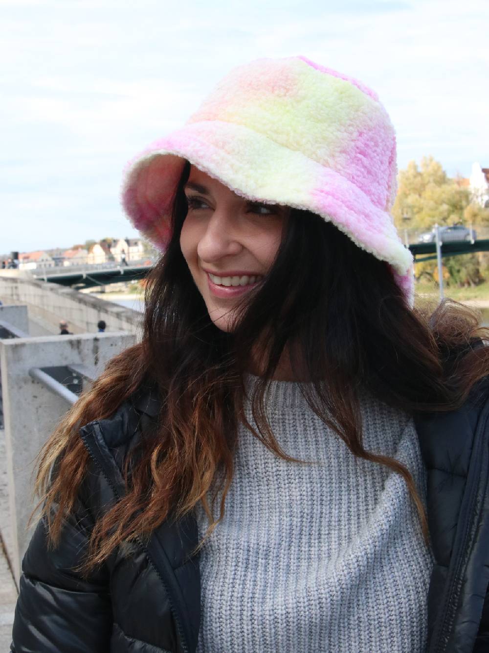 Stylebreaker Teddyfell Fischerhut Ombré Super Rabatt