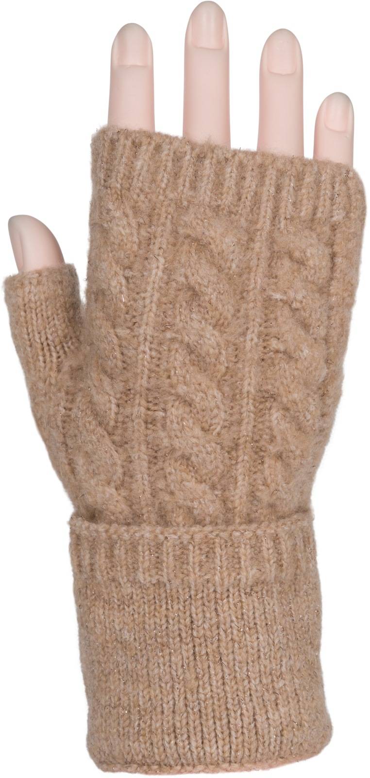 Stylebreaker Fingerlose Strickhandschuhe Zopfmuster Clearance-Verkauf