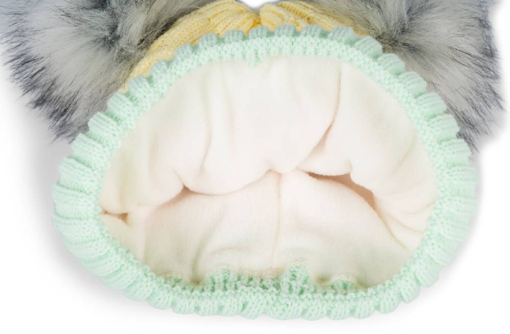 Stylebreaker Gestreifte Kinder Bommelmütze mit zwei Bommel 50% Rabatt für begrenzte Zeit