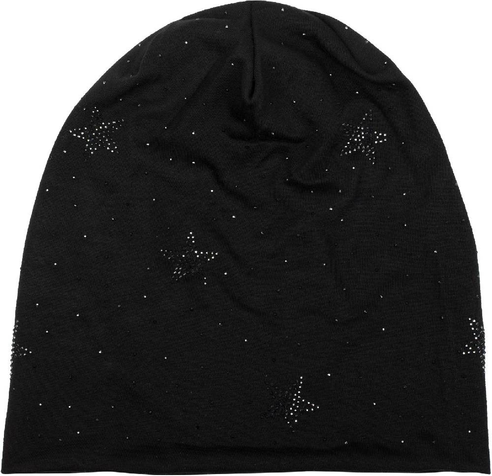 Stylebreaker Beanie mit Strass Sterne 2025