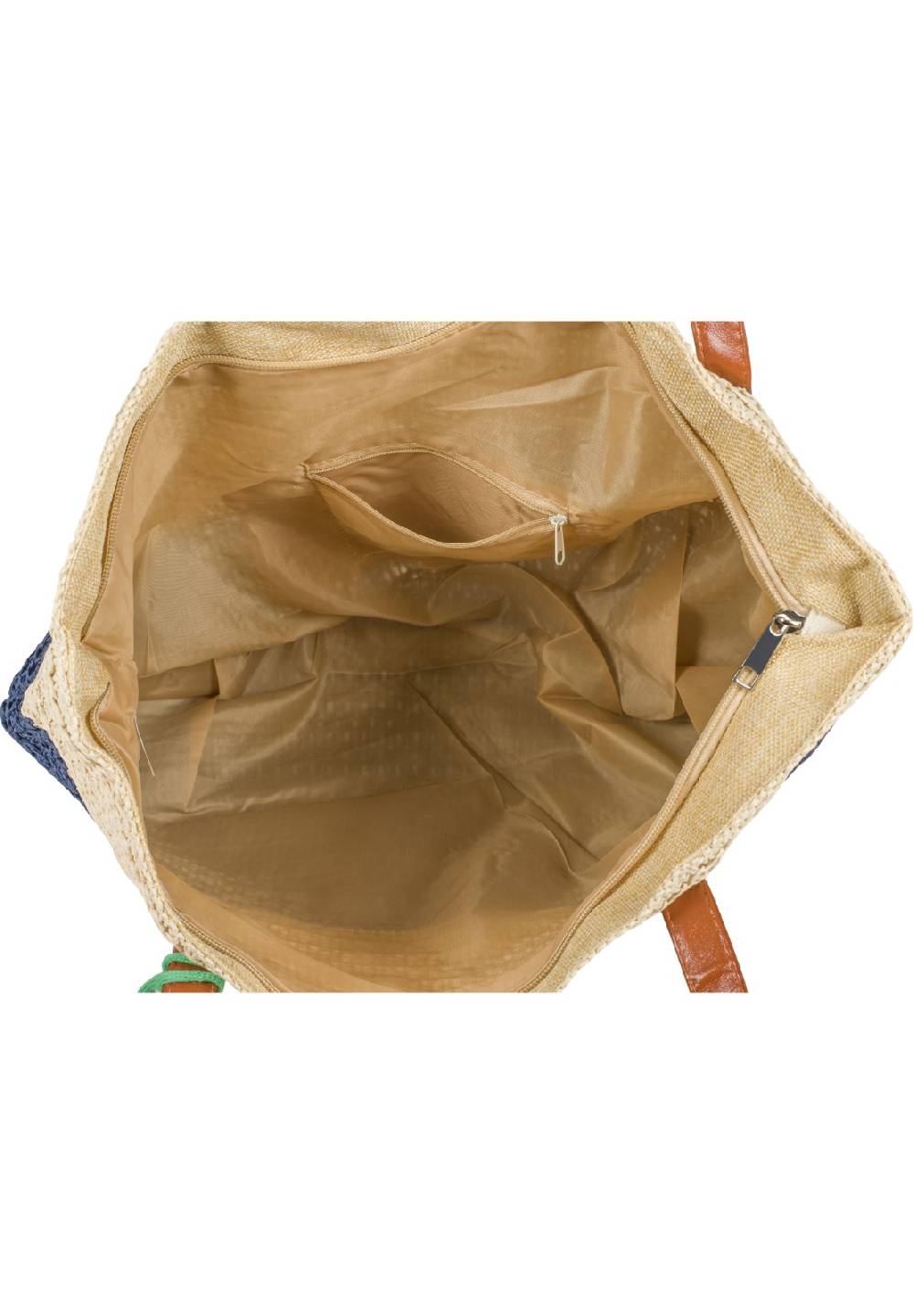 Stylebreaker Korbflecht Henkeltasche - Basttasche 2-Farbig Online