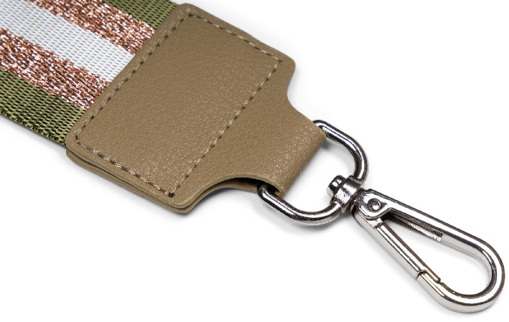 Stylebreaker Breiter Wechsel Taschengurt Metallic Streifen Muster Outlet