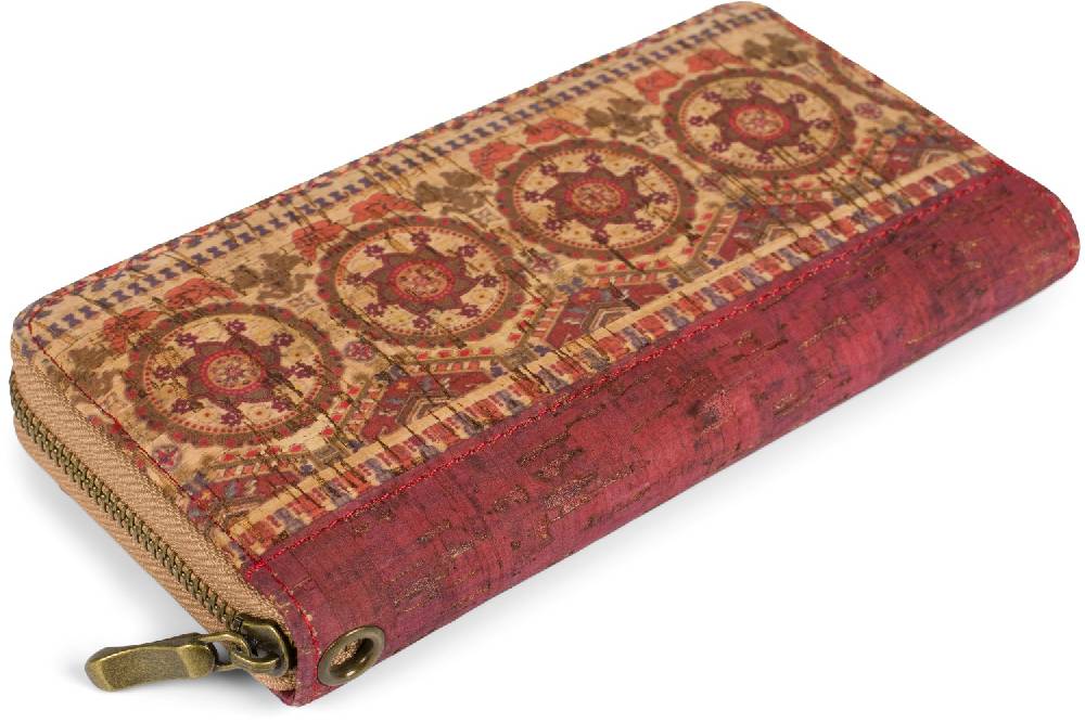 Stylebreaker Kork Geldbörse mit buntem Muster Print Hotsell