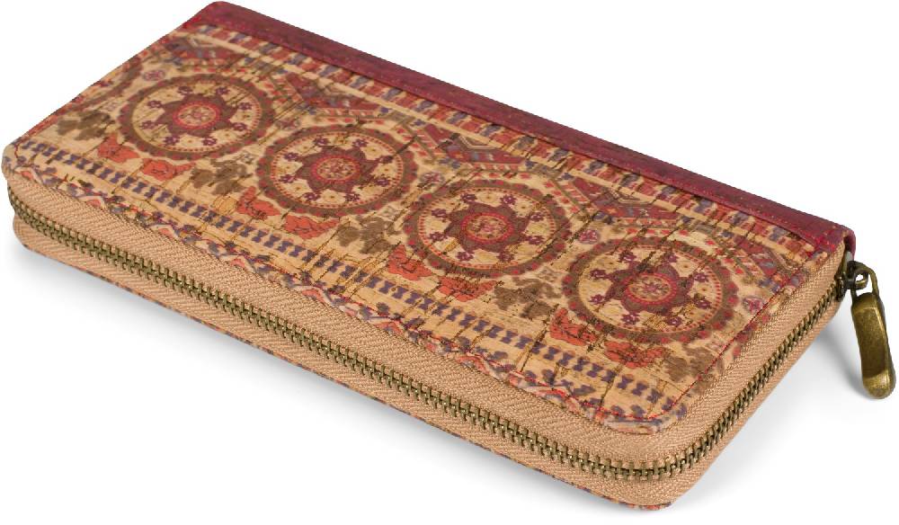 Stylebreaker Kork Geldbörse mit buntem Muster Print Hotsell