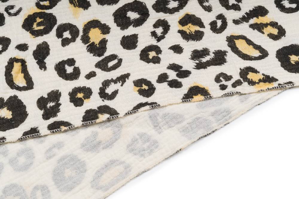 Stylebreaker Musselin Dreiecktuch Leoparden Print Fabrikverkauf