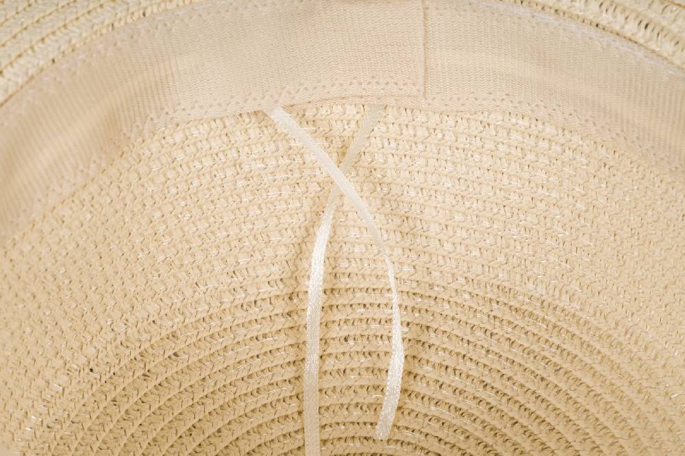 Stylebreaker Papier Strohhut mit Schwarzem Zierband Meist gekauft