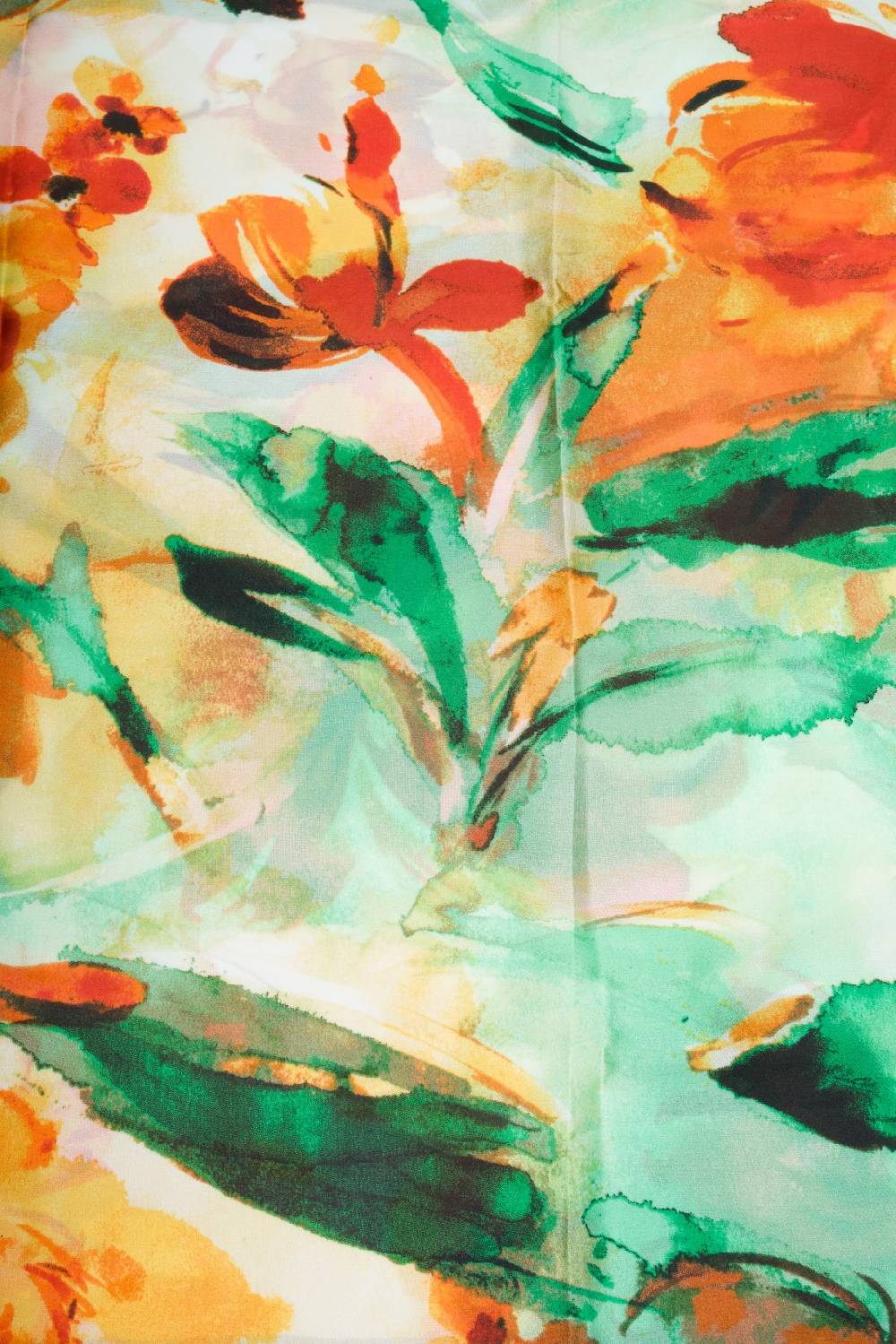 Stylebreaker Schal mit Aquarell Blumen Muster Limitierter Zeitrabatt