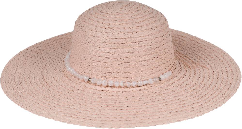 Stylebreaker Papierstroh Sonnenhut Perlen Hutband Fabrikpreis
