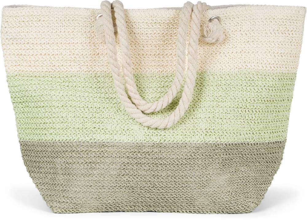 Stylebreaker Gestreifte Papierstroh Strandtasche Top Angebot