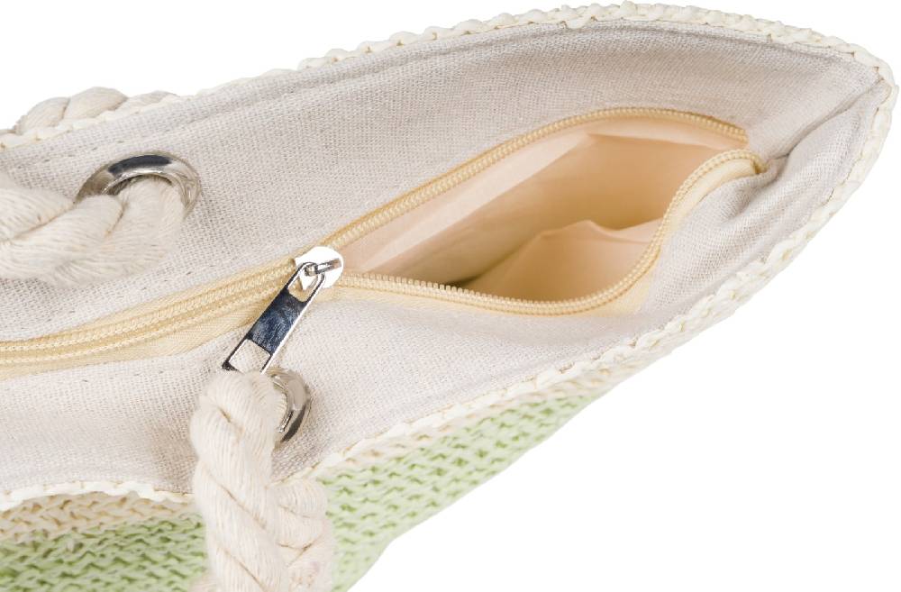 Stylebreaker Gestreifte Papierstroh Strandtasche Top Angebot
