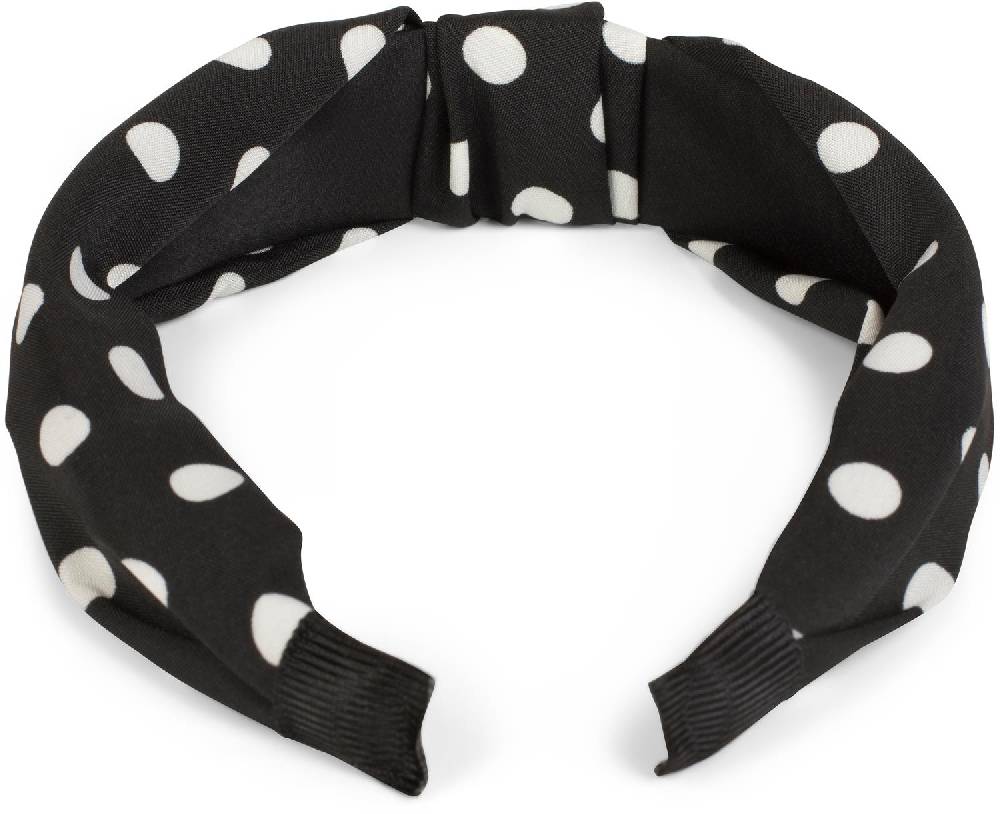 Stylebreaker Haarreif mit Vintage Punkte Muster Kauf eins, bekomm eins gratis