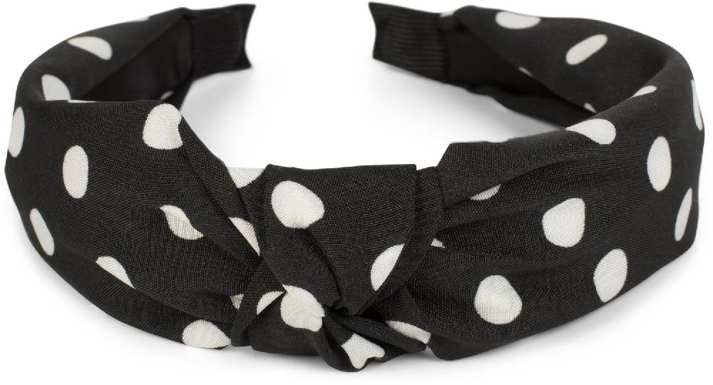 Stylebreaker Haarreif mit Vintage Punkte Muster Kauf eins, bekomm eins gratis