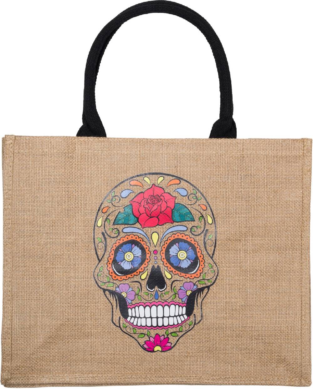 Stylebreaker Leinen Henkeltasche Sugar Skull Wochenangebot