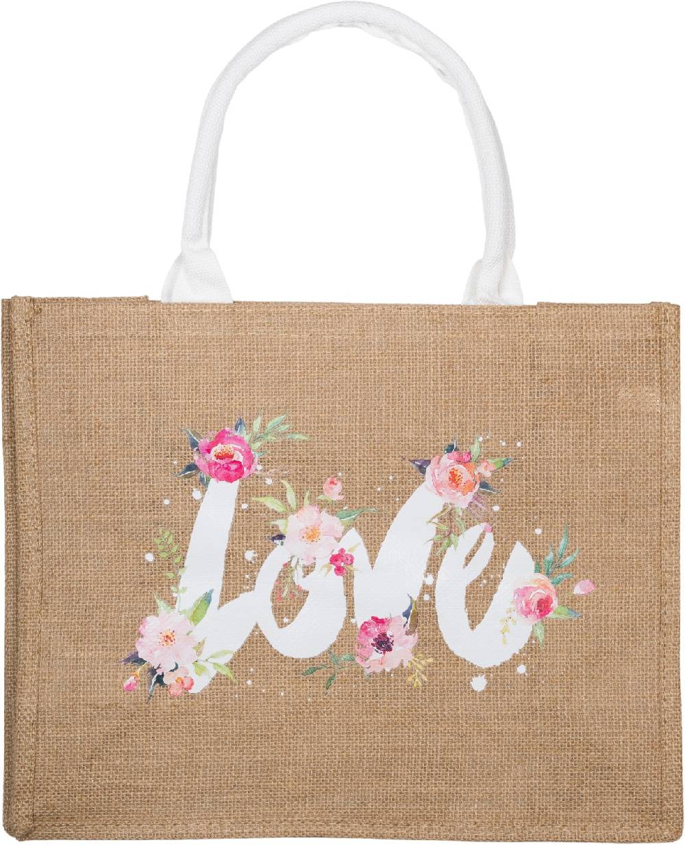 Stylebreaker Leinen Henkeltasche LOVE Begrenzte Freigabe