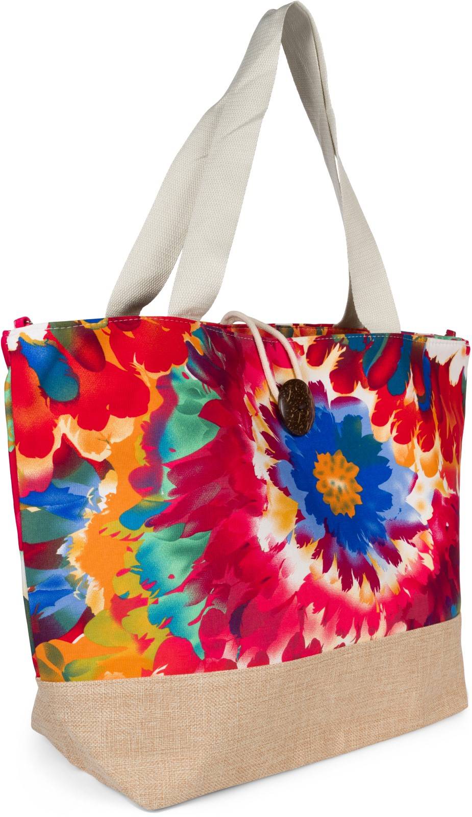 Stylebreaker Strandtasche mit Blumen Muster Neueste Stile