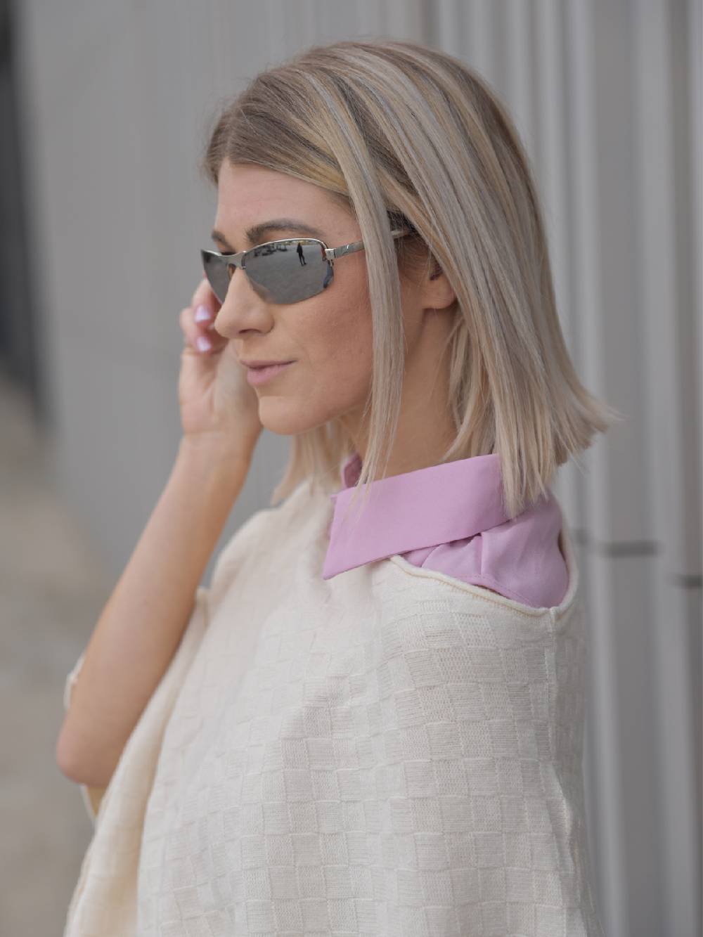 Stylebreaker Sonnenbrille Halbrand mit Rechteckigen Gläsern Bis zu 60% Rabatt