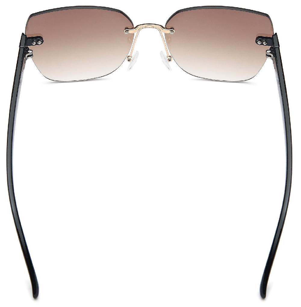 Stylebreaker Rahmenlose Rechteckige Sonnenbrille Sonderangebot der Fabrik
