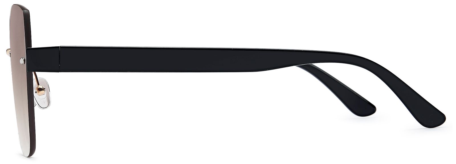 Stylebreaker Rahmenlose Rechteckige Sonnenbrille Sonderangebot der Fabrik
