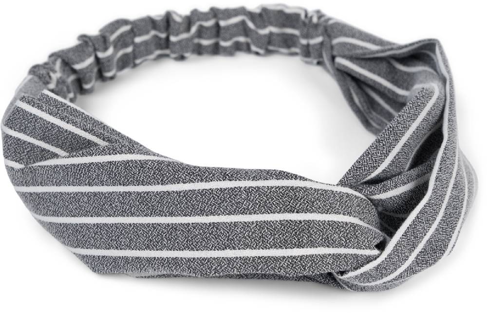 Stylebreaker Haarband mit Streifen Muster und Twist Knoten Im Verkauf