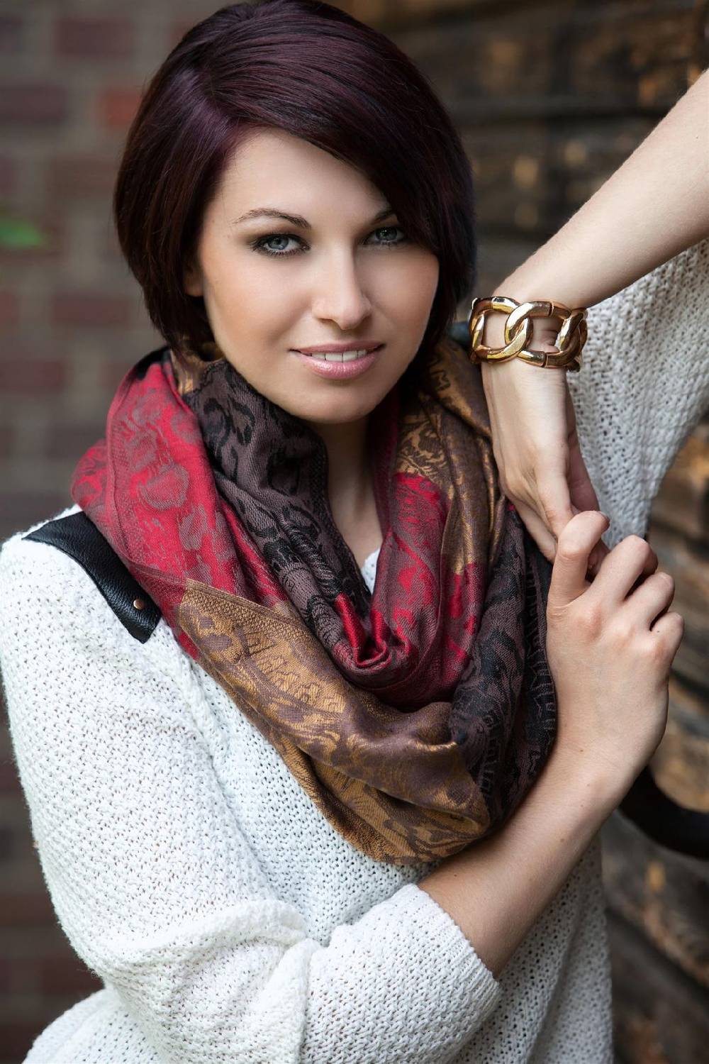 Stylebreaker Loop mit Hibiskus Blüten und Paisley Muster zollfrei