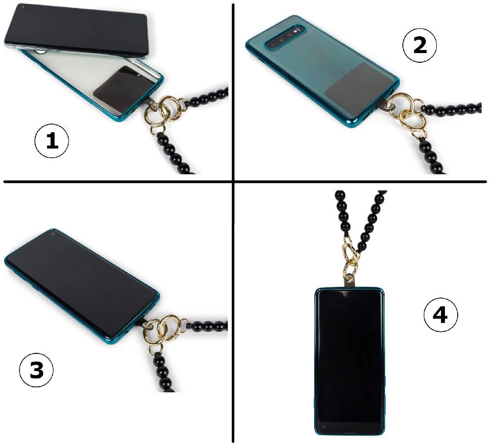 Stylebreaker Wechsel Handykette / Taschenkette Perlen Meist gekauft