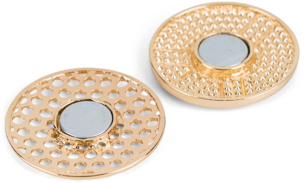 Stylebreaker Runde Magnet Brosche Peace Strass Limitierter Zeitrabatt