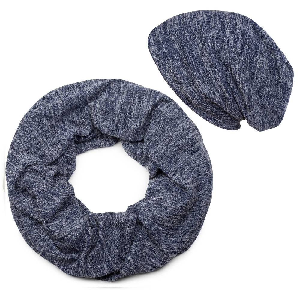 Stylebreaker Feinstrick Loop und Beanie Set Meliert Online Shopping