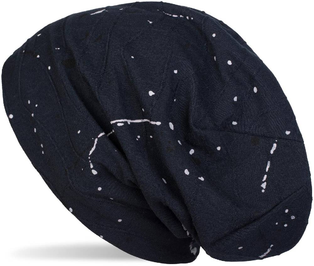 Stylebreaker Loop und Beanie Set mit Falten und All Over Farbkleckse Saisonschlussverkauf