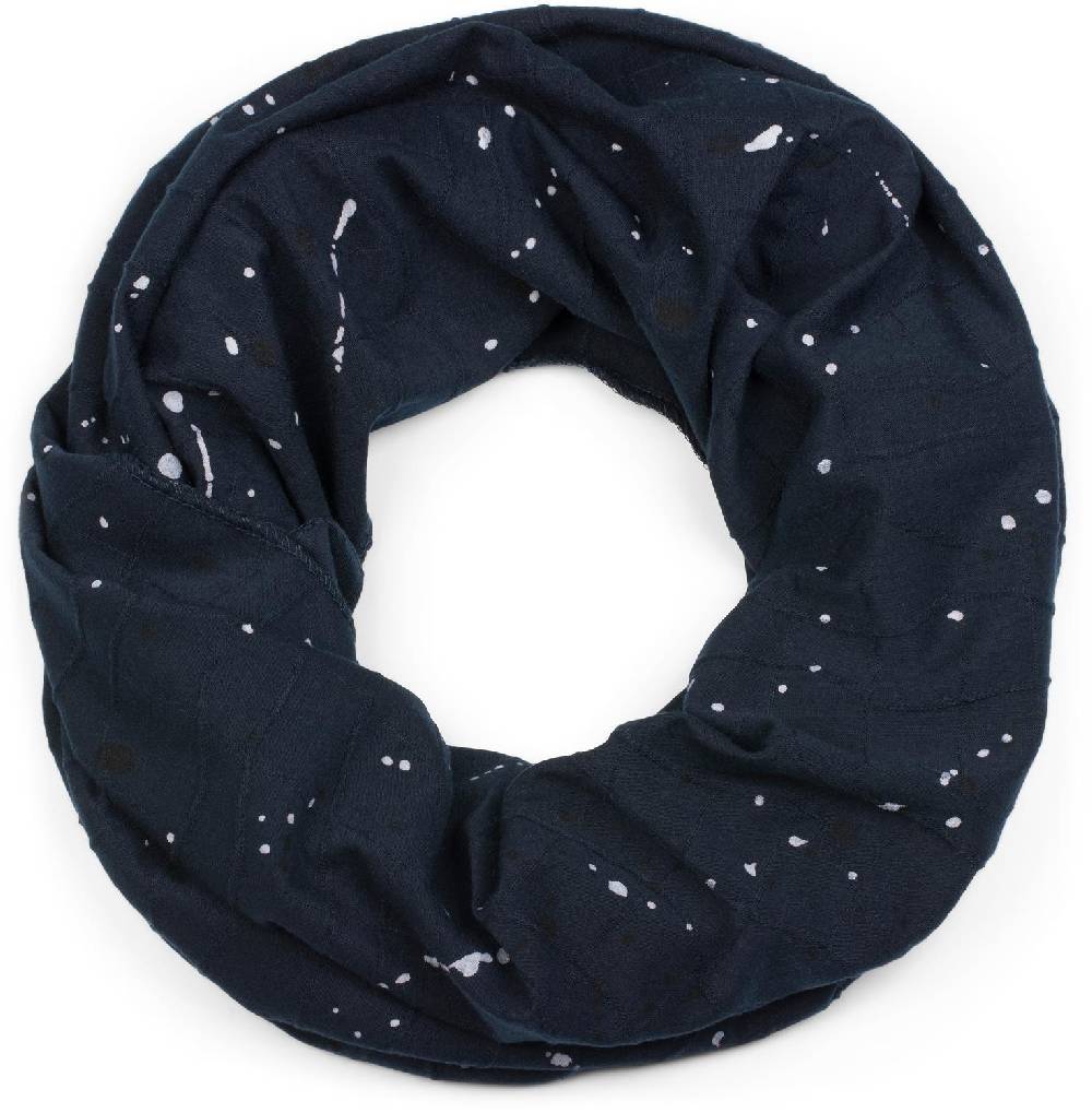 Stylebreaker Loop und Beanie Set mit Falten und All Over Farbkleckse Saisonschlussverkauf