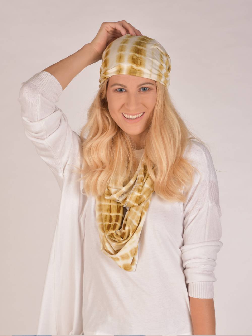 Stylebreaker Loop Schal Batik Streifen Black Friday