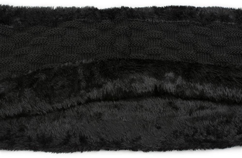 Stylebreaker Feinstrick Loop mit Flecht Muster und Teddyfleece Zeitlich begrenztes Angebot
