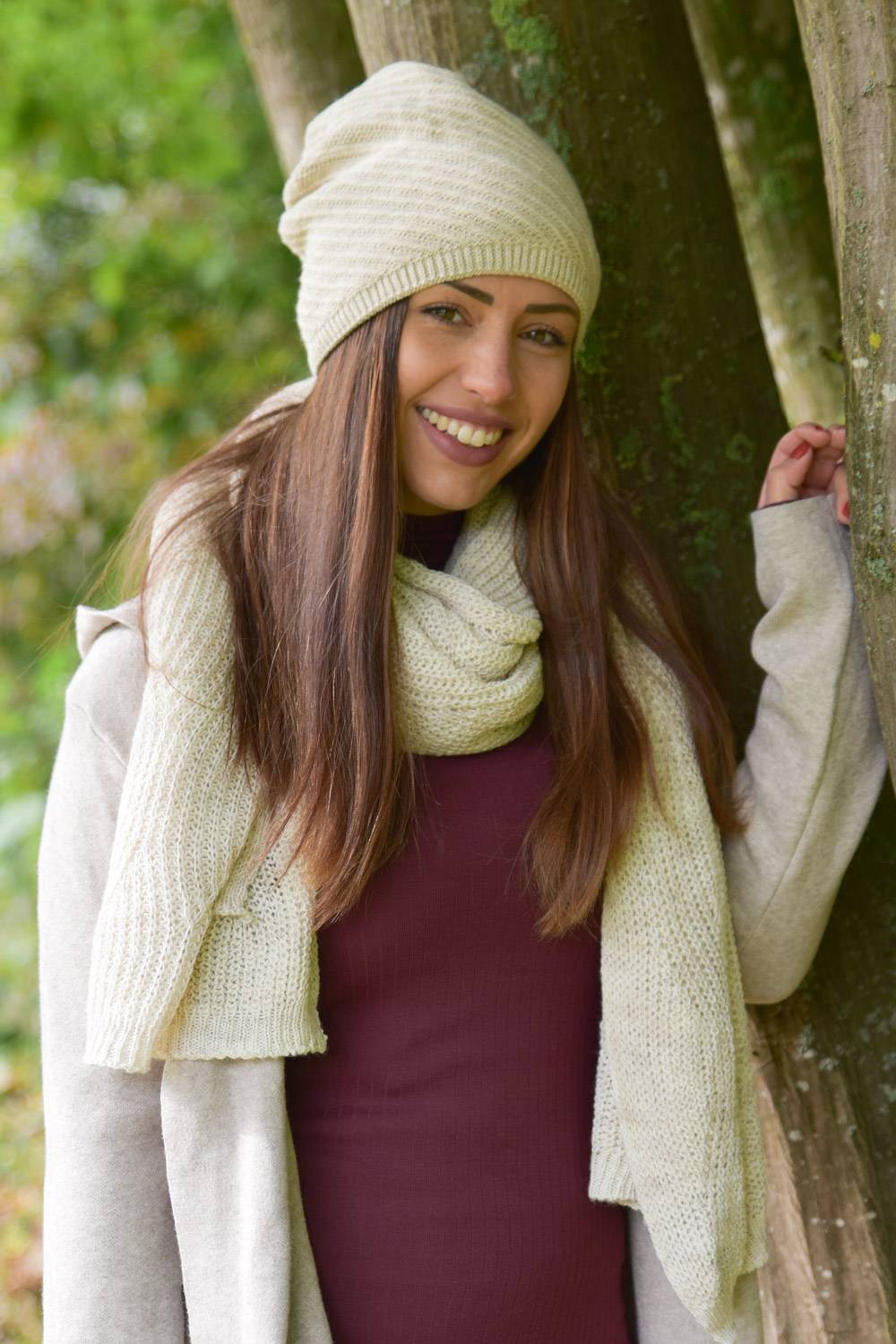 Stylebreaker Strick Beanie Mütze mit Thermo-Fleece Räumungsverkauf