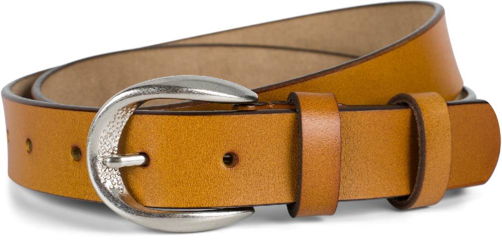 Stylebreaker Schmaler Unisex Echtleder Gürtel Unifarben Kauf eins, bekomm eins gratis