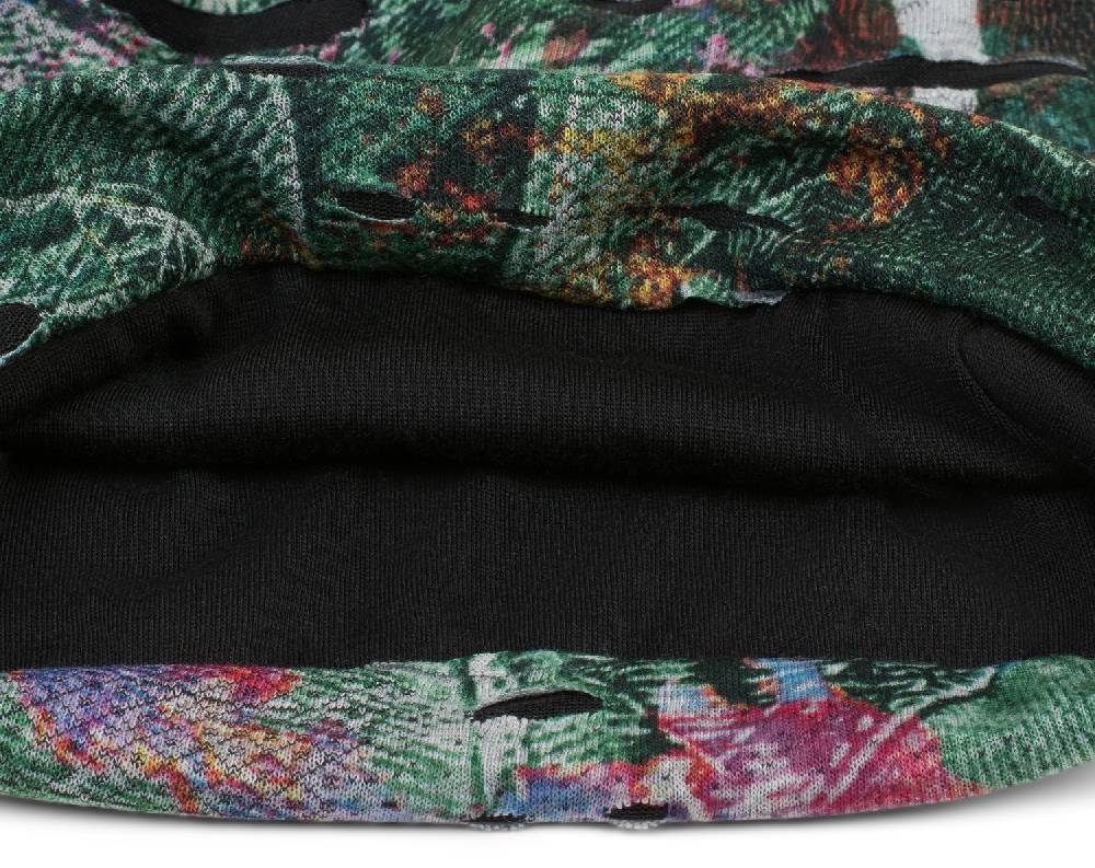 Stylebreaker Beanie mit Farbklecksen in Destroyed Optik Begrenzte Freigabe