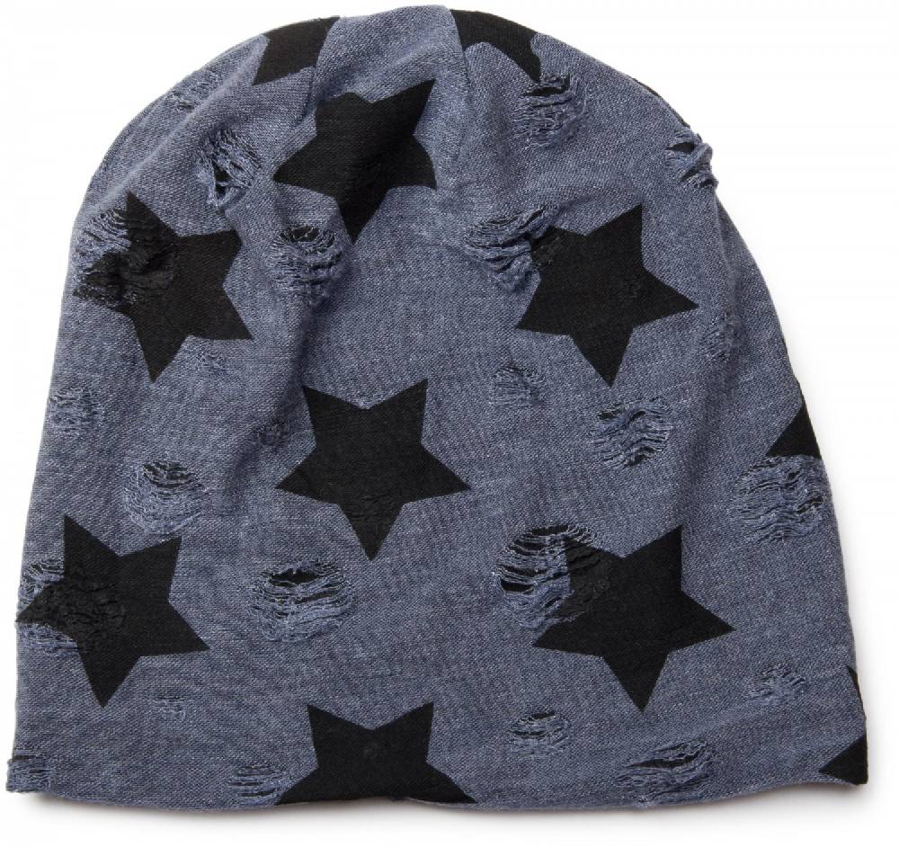 Stylebreaker Beanie mit Sterne & Punkte Muster JETZT KAUFEN