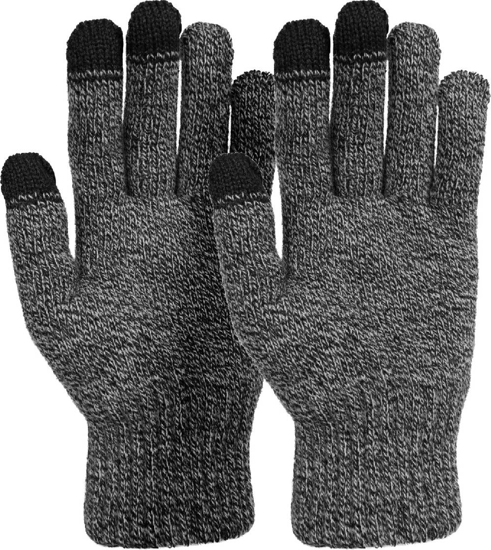 Stylebreaker Strick Schal, Mütze und Handschuh Set mit Karo Muster Bis zu 50% Rabatt