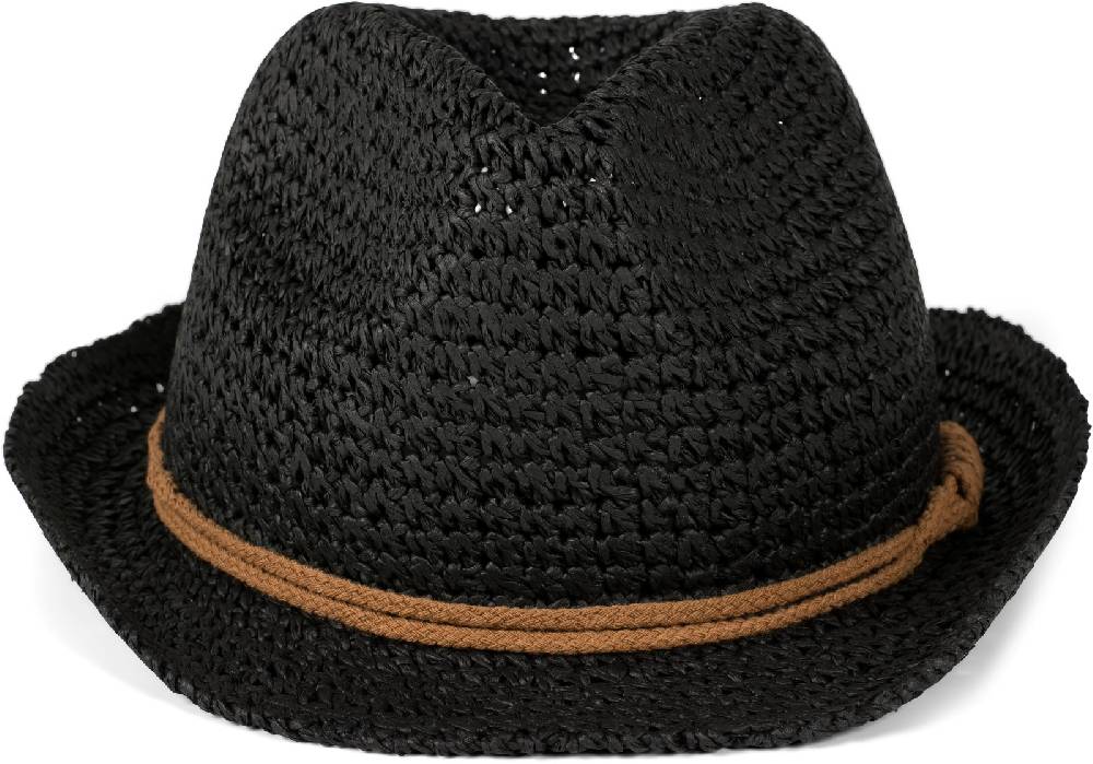 Stylebreaker Trilby Sonnenhut in Häkeloptik mit Zierband 50% Rabatt mit kostenlosem Versand