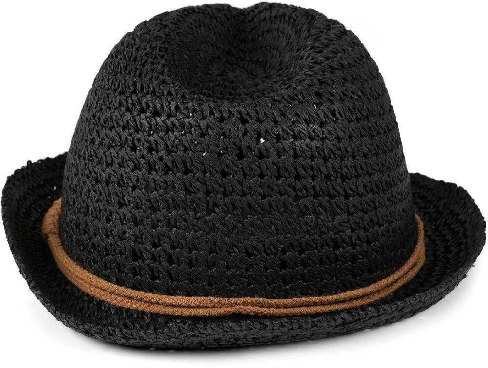 Stylebreaker Trilby Sonnenhut in Häkeloptik mit Zierband 50% Rabatt mit kostenlosem Versand