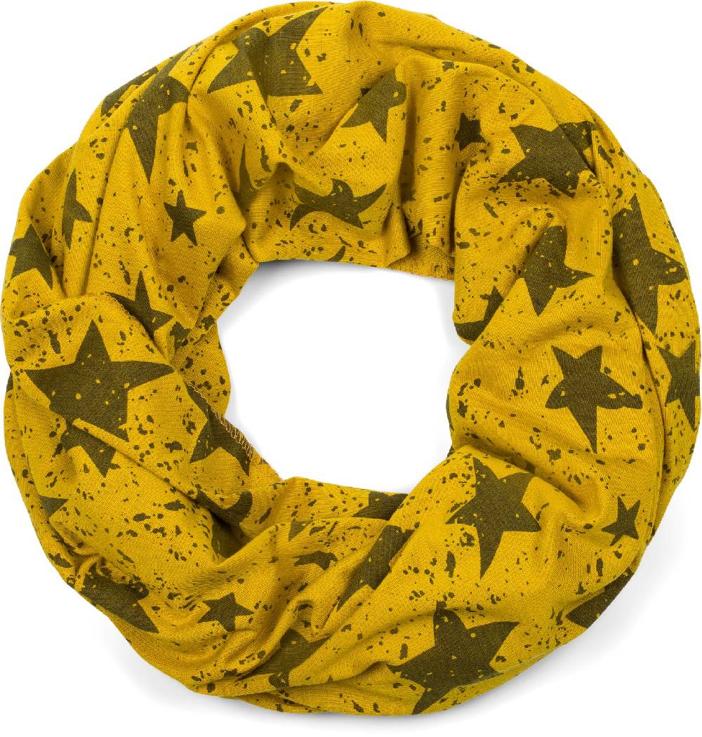 Stylebreaker Loop Schal mit Sterne Splat Style Print Kostenloser Versand international