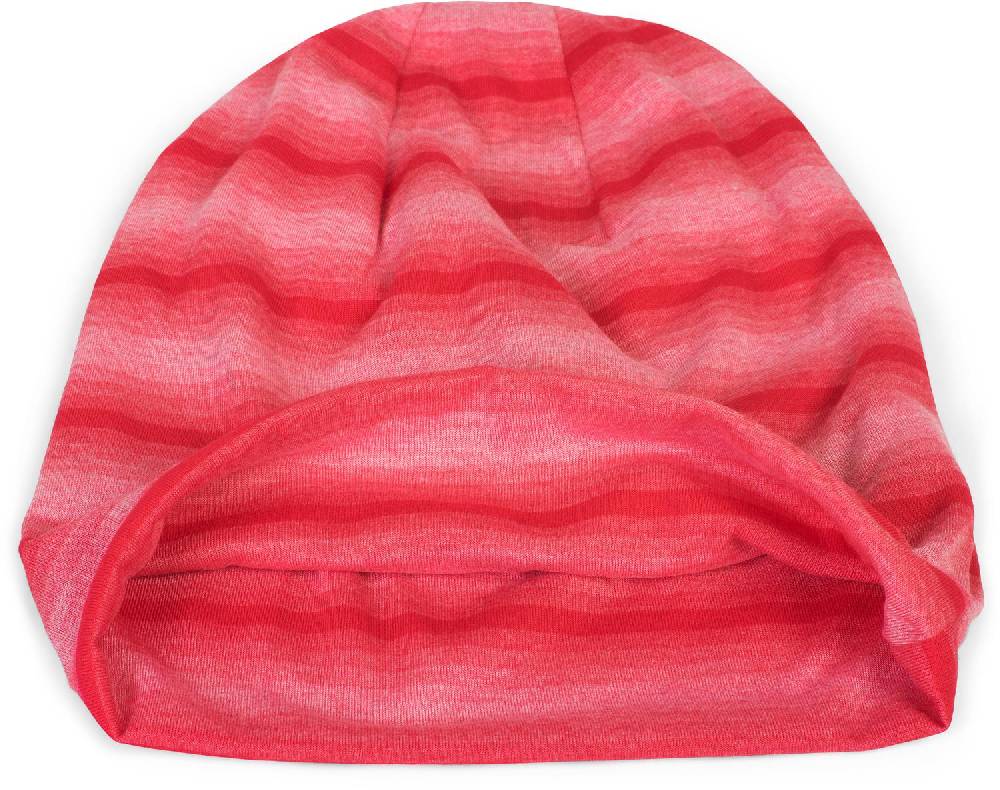 Stylebreaker Beanie Mütze mit Streifen Farbverlauf Muster Ton in Ton im Angebot