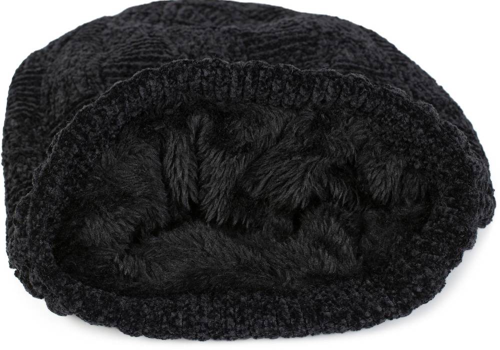 Stylebreaker Chenille Beanie Mütze mit Flecht Muster Fabrikpreis