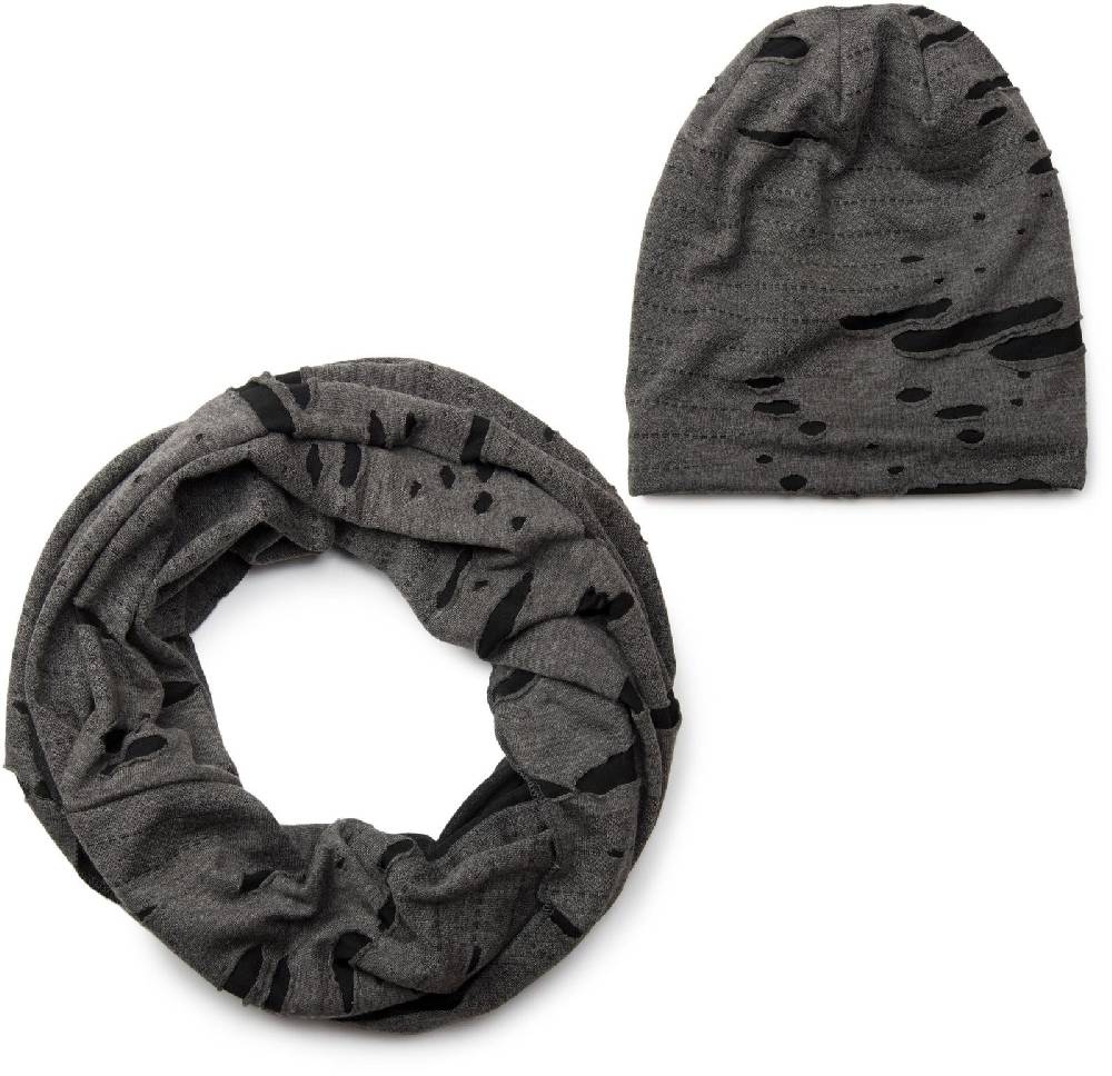 Stylebreaker Loop und Beanie Set im Destroyed used Look Exklusivangebot